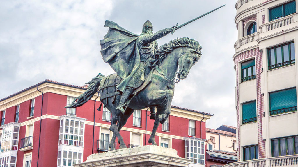 Estatua del Cid Campeador en Burgos