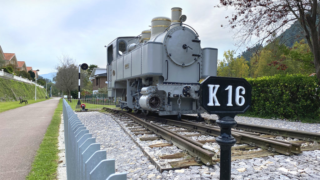 Locomotora Reyerta en Puente Viesgo